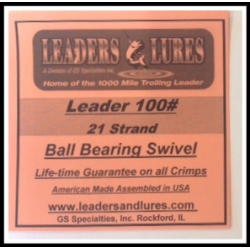 100# 21 Strand Steel Leader