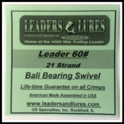 60# 21 Strand Steel Leader