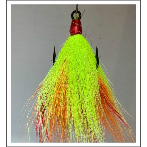 1982-046 Chartreuse and Orange Bucktail